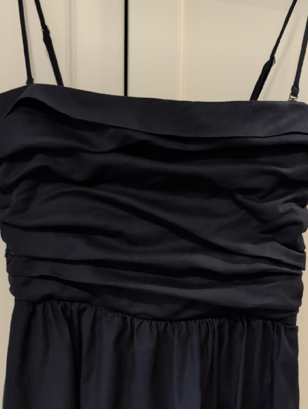 Reformation Black Strapless Ruched Bodice Dress - Picture 2 of 4
